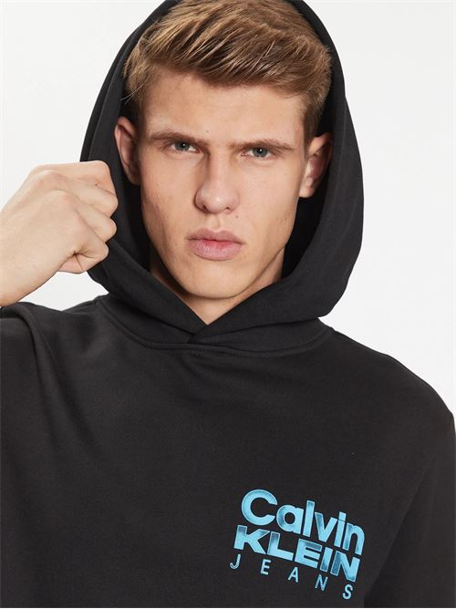 bold color institutional hoody CALVIN KLEIN JEANS | J30J324219BEH